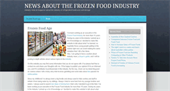 Desktop Screenshot of frozenfoodage.com